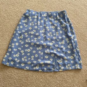 Hollister flower mini skirt